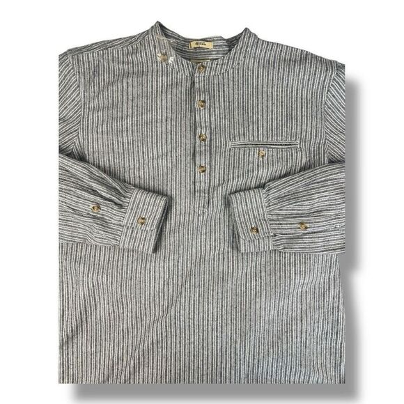 Orton Brothers 100% Cotton Striped Pullover Top Size Large - Picture 2 of 5